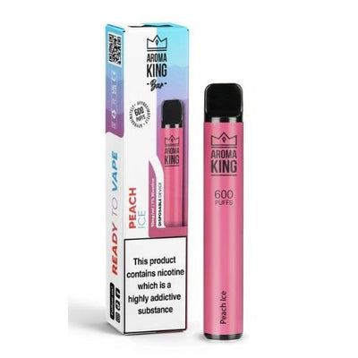 Aroma King 600 Puffs - Peach Ice - Disposable Device - 20mg