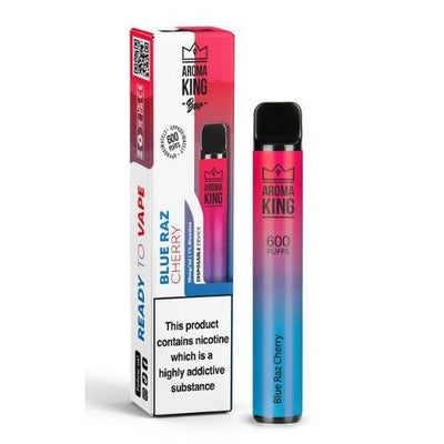 Aroma King 600 Puffs - Blue Razz Cherry - Disposable Device - 20mg