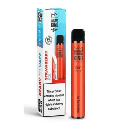 Aroma King 600 Puffs - Strawberry Ice - Disposable Device - 20mg