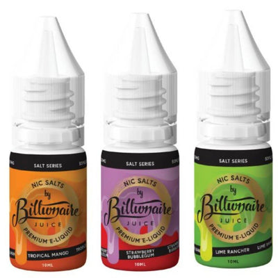 Billionaire Juice Nic Salts E-Liquid 10ml - Pack of 10