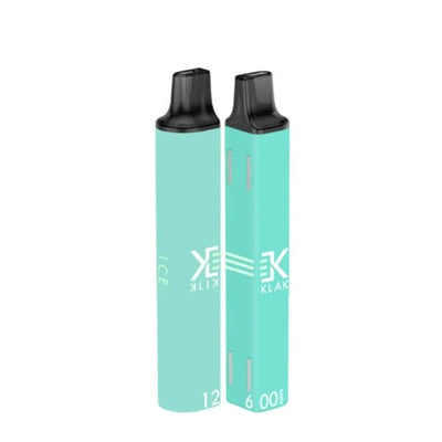 Element Klik Klak 600 - Ice - Disposable Vape Pod Device - 20mg - Box of 10