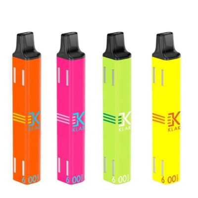 Box of 10 Element Klik Klak 600 Disposable Vape Pod Device - 20MG