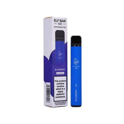 Elf Bar 600 - Blueberry - Disposable Pod Device Kit