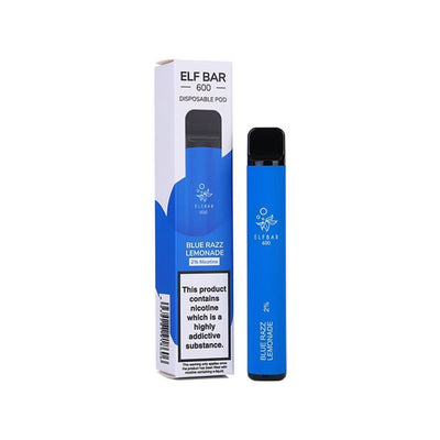 Elf Bar 600 - Blue Razz Lemonade - Disposable Pod Device Kit