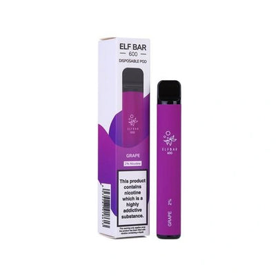 Elf Bar 600 - Grape - Disposable Pod Device Kit