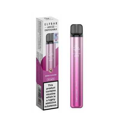 Elf Bar 600 Puffs - Rinbo Cloudd - Disposable Device - No Nicotine