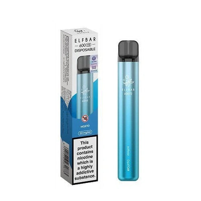 Elf Bar 600 Puffs - Mojito - Disposable Device - No Nicotine