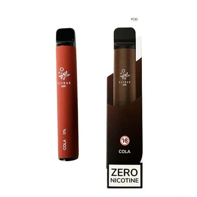 Elf Bar 600 Puffs - Cola - Disposable Device - No Nicotine