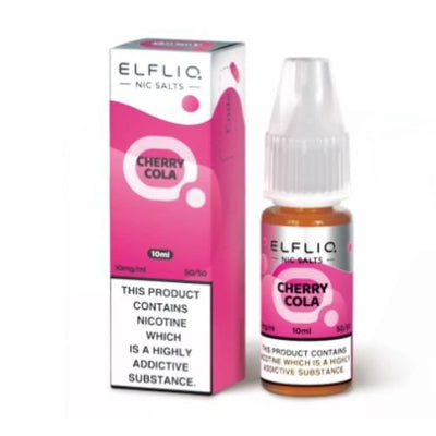 Elf Bar Elf Liq - Cherry Cola - Nic Salt - 10Ml - Pack of 10