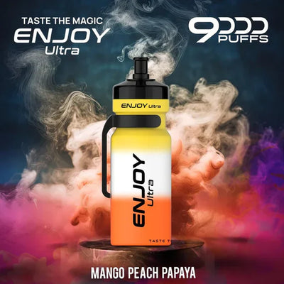 Enjoy Ultra 9000 Puffs - Mango Peach Papaya - Disposable Vape - Box of 10