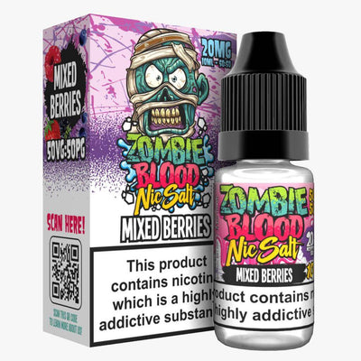 Zombie Blood Nic Salts 10ml E-Liquid - Pack of 5