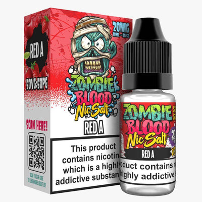 Zombie Blood Nic Salts 10ml E-Liquid - Pack of 5