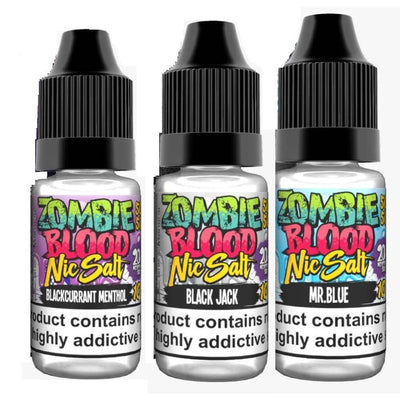 Zombie Blood Nic Salts 10ml E-Liquid - Pack of 5