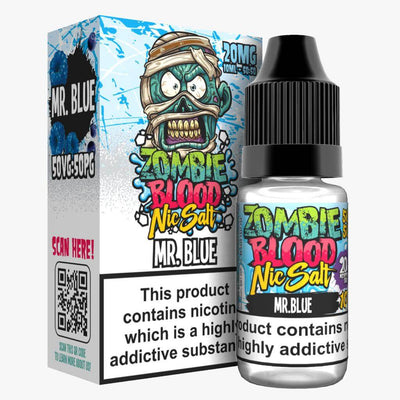 Zombie Blood Nic Salts 10ml E-Liquid - Pack of 5