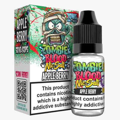 Zombie Blood Nic Salts 10ml E-Liquid - Pack of 5